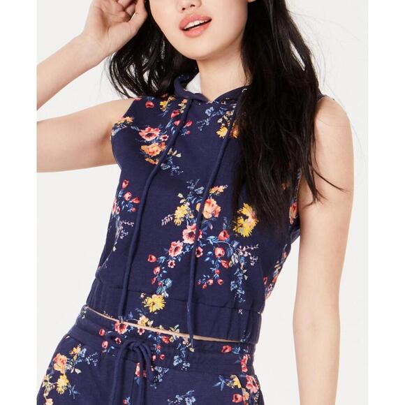 Material Girl Juniors Cropped Hoodie Size XS - Picture 2 of 2